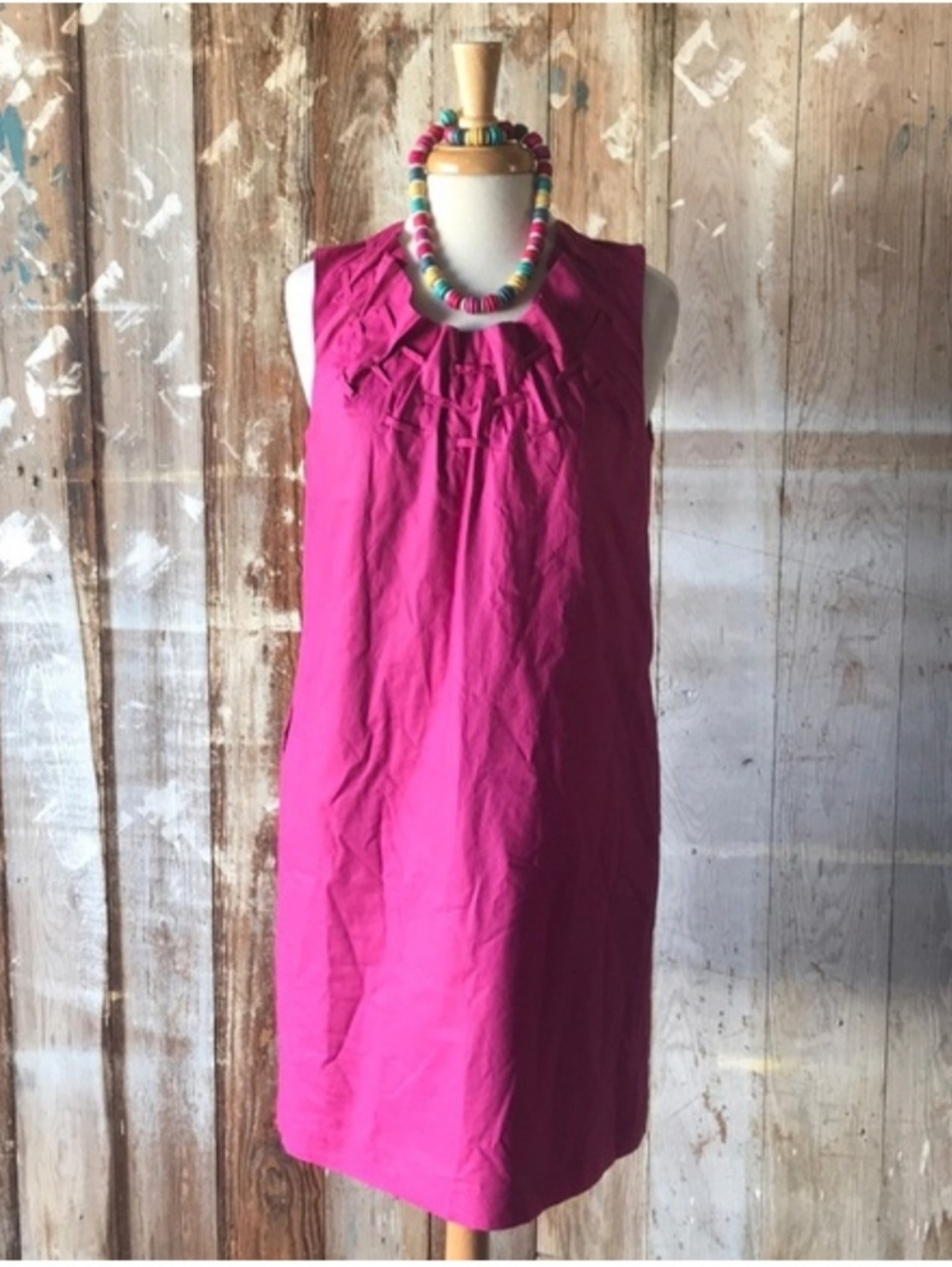 Coldwater Creek Shift Moveable Neckline Midi Dress